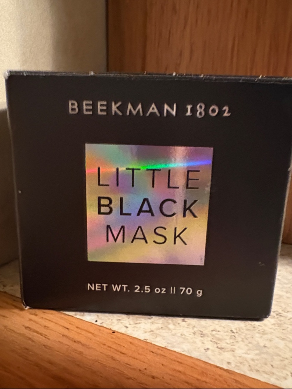 Beekman 1802 Little Black Mask - Black with Holographic Label